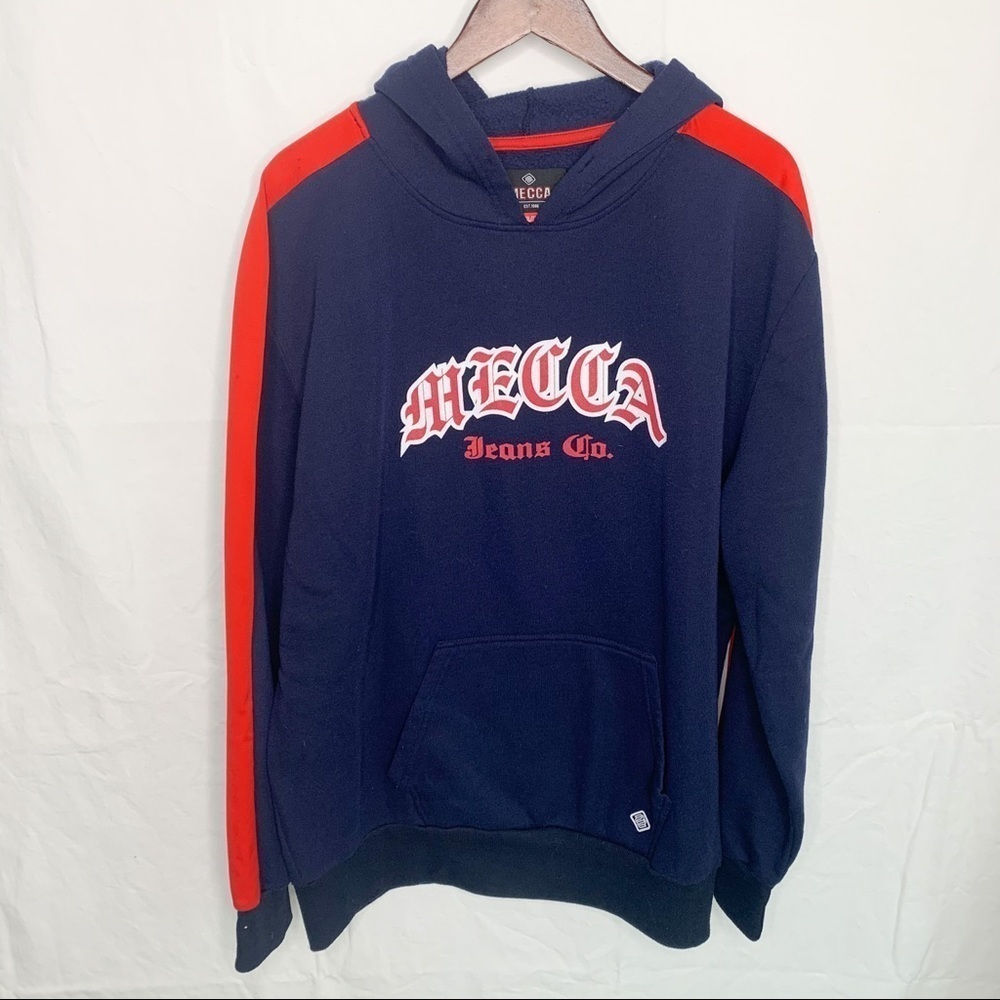 MECCA Y2K Navy Hoodie | flawed